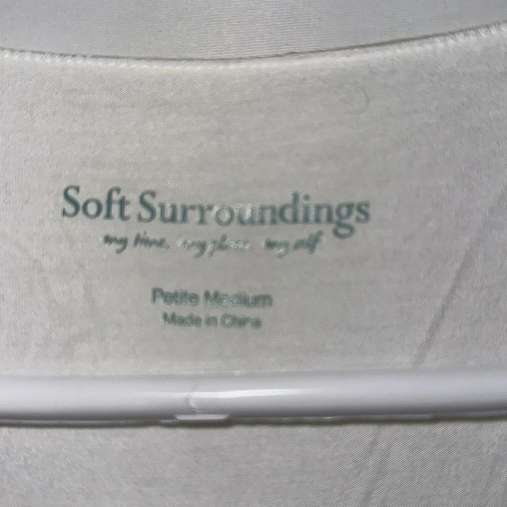 Soft Surroundings 100% Silk Tiered Midi Dress Size Medium - Picture 6 of 11